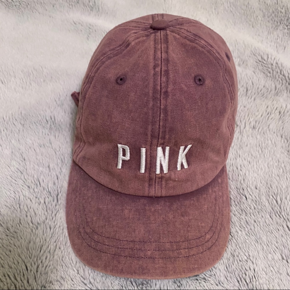 Mauve Victoria’s Secret PINK baseball cap